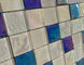 Het aansteken van Iriserende Decoratieve Mozaïektegels die Kleurrijk Glas 8mm galvaniseren