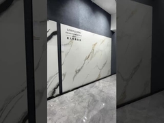 Gepolijste geglazuurde tegels 900x1800x9mm carrara tegels