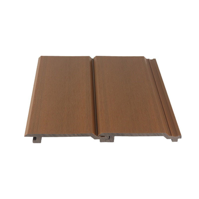 Brandbestendig 145x20.5mm WPC bekledingspaneel Bruin En Buiten Hout Plastic Composite Wall Board Voor Project