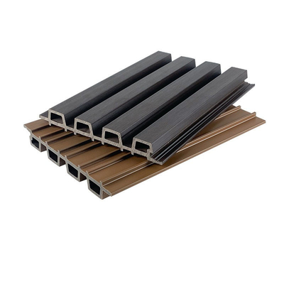 11x86 Muur van de de Groefplank van het duimwpc Bekledingspaneel de Houten Plastic Samengestelde binnen Rode Vloerraad