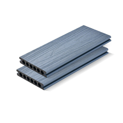 138x23mm WPC Decking Raad Gray Co - het Uitgedreven Houten Plastic Openluchtterras van de Bevloeringstuin