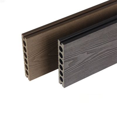3D Openlucht Houten Plastic Samengesteld Comité 140x25mm van de Bevloeringswpc Vloer het Bruine Platform van de Isolatiebinnenplaats