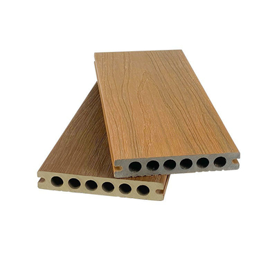 Co-Raad van Uitdrijvings de Houten Plastic Samengestelde Decking buiten Bevloering 138x23mm Ronde Gatenhdpe