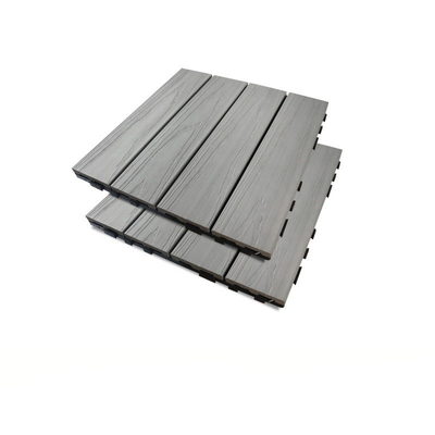 30x30mm Houten Plastic Samengesteld Vloercomité de Plankbalkon van Gray Stitched Building Outdoor Board WPC