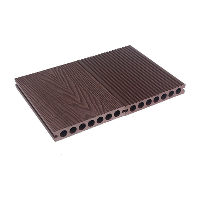 145x22mm Houten Plastic Samengestelde Wpc die 3D Diepe In reliëf gemaakte Balkon van het Raads Openluchtpark vloeren