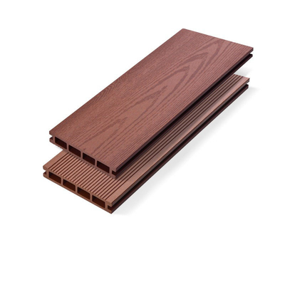 Vuurvast Houten Plastic Bevloerings Openluchtco - Uitgedreven Cirkel het Balkoncomité 140x25mm van de Gatengang
