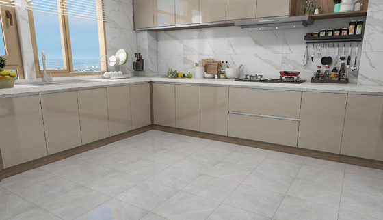 400x400mm Grijs Matte Geglazuurde Keramische Rustieke Tegel Binnen Vloer Muur