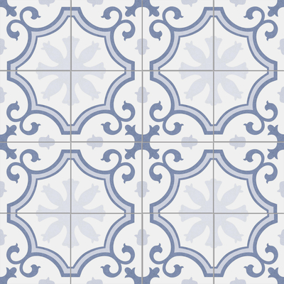 Blauw en wit 250x250mm duurzame vloer keramische rustieke tegels voor balkon en retro wandtegels voor keuken