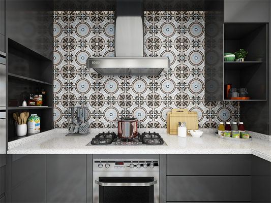 Antibacteriële keramische rustieke tegels voor de keuken en niet-slip 200x200mm wandtegels voor de badkamer