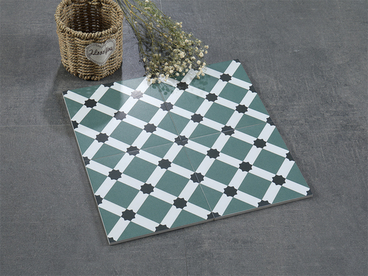 Schramvast 200x200 mm keramische rustieke tegels voor woonkamer en niet-slip groene wandtegels voor hotel