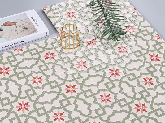 Duurzaam 200x200mm Klasse AAA Keramische rustieke tegels voor woonkamer en beige en roze wandtegels voor slaapkamer