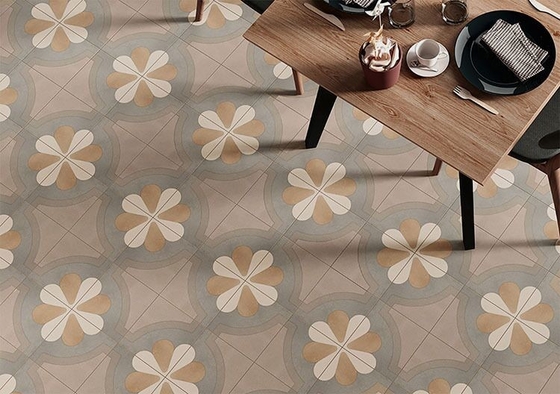 Zuurbestendige bruin 200x200 mm binnenvloer keramische rustieke tegels voor ontwerp en eetkamer