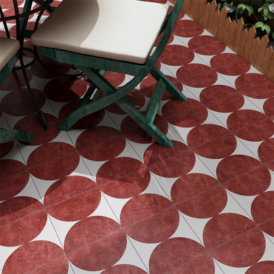 Rood SGS 200x200 mm slijtvast muur keramische rustieke tegels en vloertegels voor restaurant en woonkamer