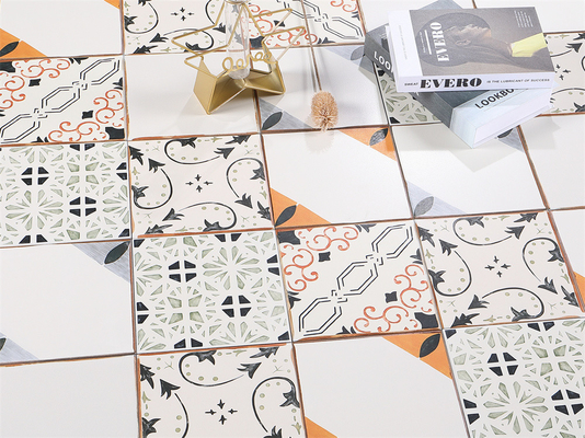 Beige slijtvast 20x20 cm binnenmuur keramische rustieke tegels voor woonkamer en eetkamer