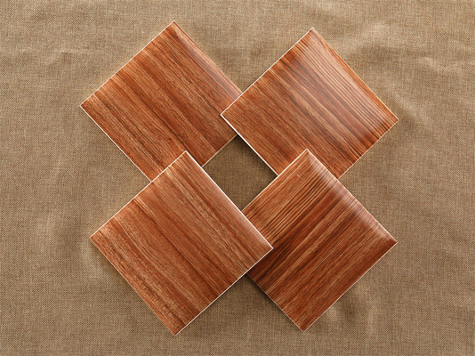 Bruin 152x152mm binnenshuis keramische wand brood tegels voor kantoor en decoratie