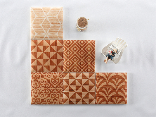 Gele 152x152mm mozaïek keramische wand brood tegels voor woonkamer en badkamer