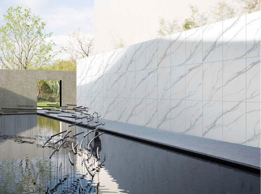 600x1200mm Carrara Wit Mat Antiek Gordijn Muur Porseleinen tegels Voor Project En Hotel