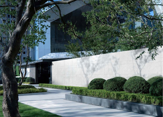 Cement wit elegante matte gordijnen 600x1200mm voor winkelcentrum