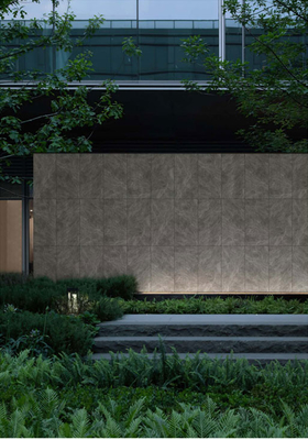Geen vervaagde grijs mat antieke afwerking buiten gordijn achtergrond muurtegel 60x120cm voor terras en gebouw