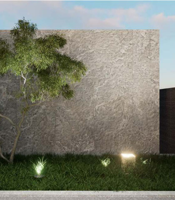Antibacteriële lichtgrijze natuurlijke steen marmeren oppervlak buiten gordijn muur tegel voor project 600x1200mm
