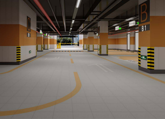 Grijze 600x600 mm niet-glijdende buitenvloer porseleinen vloertegel en elegante tegels voor parkeerplaatsen