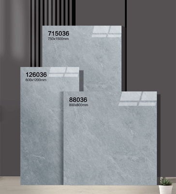Elegante duurzame 750x1500mm gepolijste geglazuurde porseleinen tegels en binnenvloer anti-glijtegels voor kantoor en slaapkamer
