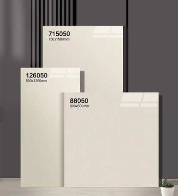 Beige AAA gepolijste glazen porseleinen tegels en 750x1500mm anti-glijvloertegels voor badkamer en woonkamer