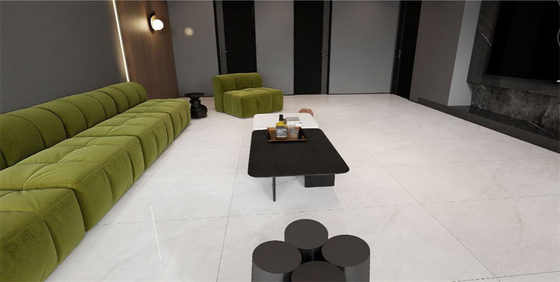 Lichtgrijze buitenste tegels Anti-slip 60x120cm Muur geglazuurd gepolijst keramische tegels voor restaurant