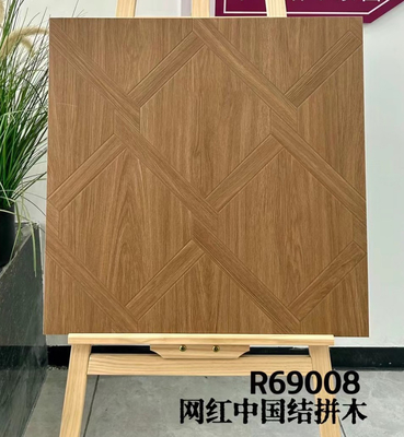Bruin 60x60 cm houten keramische tegels en binnenvloertegels voor slaapkamerontwerp