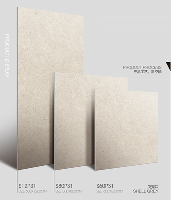 Grijze 1200x600mm Sterrenglazuur Porseleinen Wand Decoratie Tegels Voor Badkamer