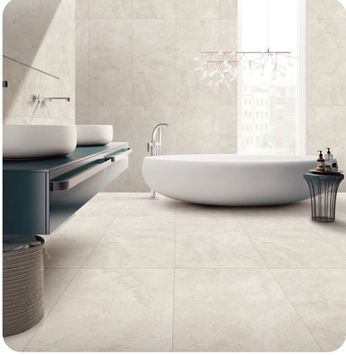 Eco-vriendelijke tegels Beige baby gezicht binnenmuur Moderne porseleinen tegels 600x1200mm Voor decoratie