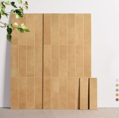 Niet-glijdende binnentegels en textuurde keramische wandtegels voor woonkamer 400x800 mm lichtbruin