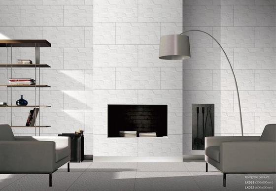 Grauwe achtergrondtegels en buitenmuur 30x60 cm porselein full body tegels voor huis