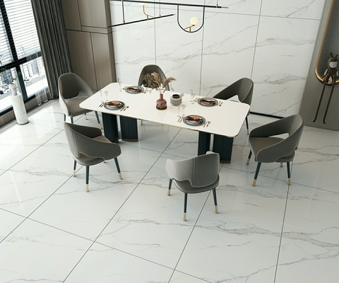Carrara W.A 0,5% Antieke buitenvloertegels Voor renovatie 900x1800x9mm ISO9001 Gepolijste geglazuurde porseleinen tegels Voor winkelcentrum balkon