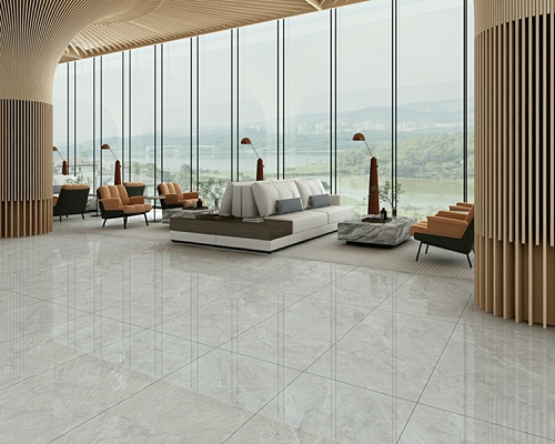 Anti-slip Geen vervaging Buiten W.A 0.5% vloer Porselein Gelast Polijst Tegel 900x1800x9mm Voor winkelcentrum En Keuken