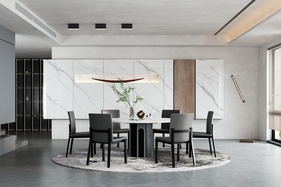 Carrara Wit 900x1800x9mm Gepolijst porselein geglazuurde tegels binnenvloer en wandvloer voor woonkamer