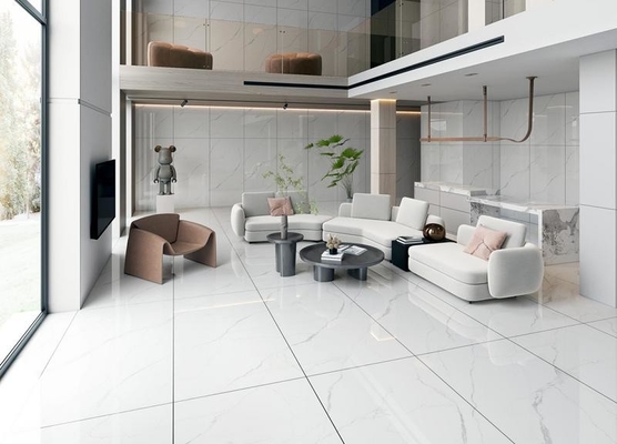 900x1800x9mm Carrara Wit binnenvloer en muur gepolijste geglazuurde porseleinen tegels voor woonkamer en keuken
