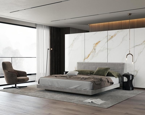 slijtvast gepolijst geglazuurd porseleinen tegel Carrara Indoor Floor Decorative Tile 900x1800x9mm Voor interieur en keuken