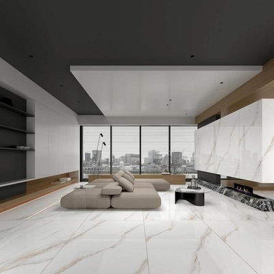 1200x1800x9mm Niet-glijdende buitenmuur geglazuurde gepolijste porseleinen tegels voor huis En Carrara goud Moderne tegels Renovatie