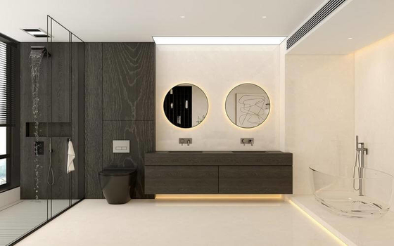 Grade AAA Firebrick 1200x1800x9mm Carrara Porselein Gelast Gepolijst Tegel Voor Badkamer En Binnenvloertegels