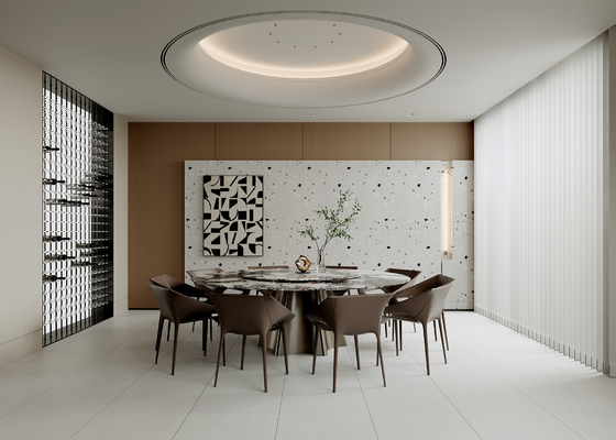 Terrazzo 600x1200mm Matt Porselein Gelaste tegels Voor woonkamer Duurzame slaapkamer vloertegel