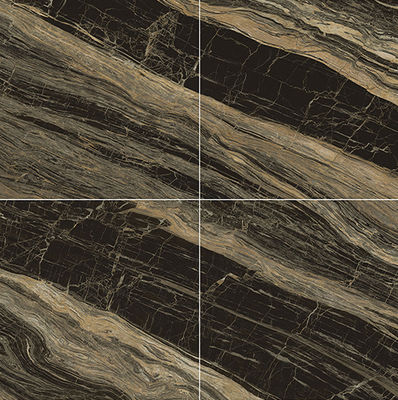 Waterdichte Donkergrijze 1000x1000mm Binnen Vloer Gepolijste Luxe Stenen Tegels Voor Decoratie 3 Stijlen