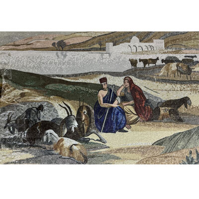 Elegante en stijlvolle glazen wandmosaïeken in jade stijl voor woon- en eetkamer