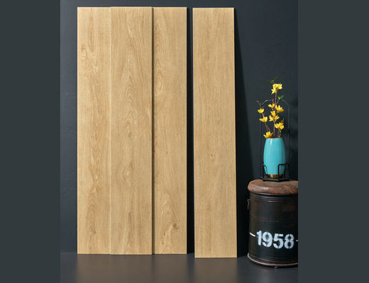 SGS 250mm de Tegels Beige Room van het Breedte Houten Porselein voor Ruimtedecoratie 0.95cm