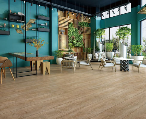 250x1500mm Houten porseleinen tegels Beige Cream Oak Tree Design