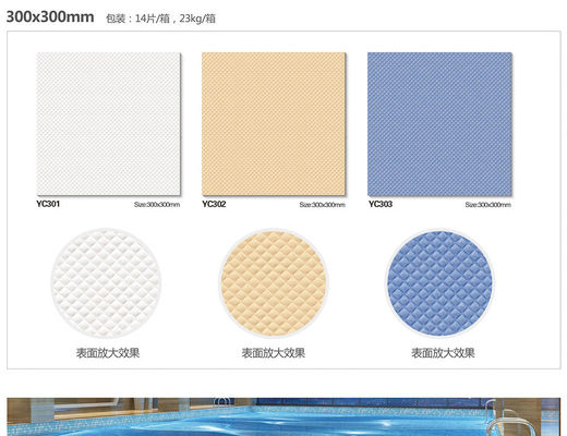 2.5m het Mozaïektegels Ceramische Antislip 30x30cm van het Steegiso Zwembad