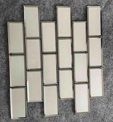 De Tegel van het het Glasmozaïek van de irisatie1.36kgs Metro, Countertop 300x300mm de Tegels van de Decorvloer