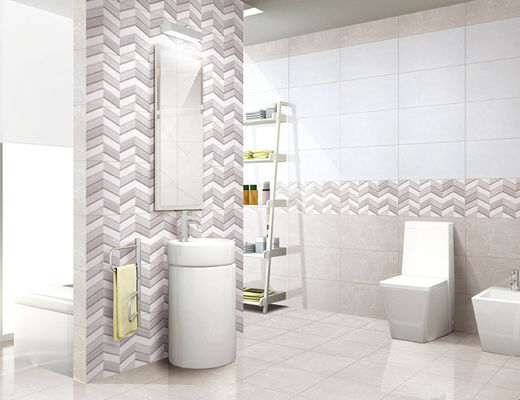 0.09W.A 30x60cm de Binnenlandse Tegel van de Muursteen, 100m2 Verglaasd Grey Bathroom Wall Tiles Mirror