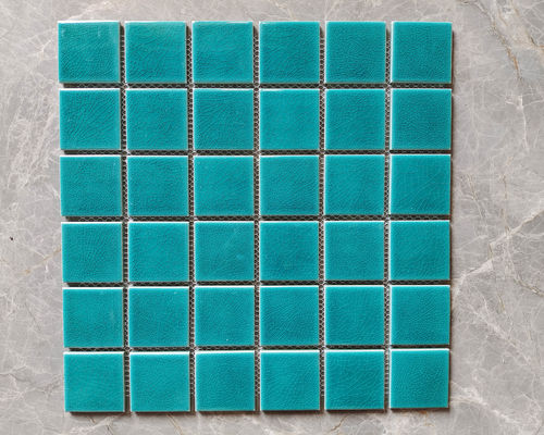48x48mm Chip Size Swimming Pool Mosaic betegelen Gebarsten Ijs