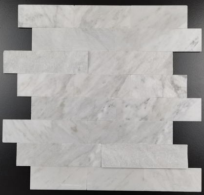 4mm Natuursteen Mozaïektegels 300x300mm Glanzend Rustiek